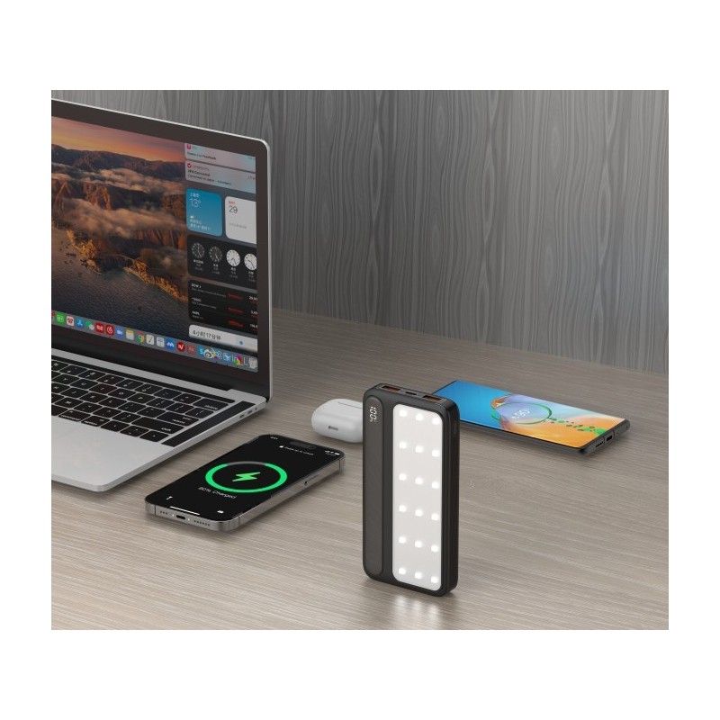 Powerbank P10 LCDPD 10 000mAh LAMP z funkcją mocnego źródła … | PartsPC.pl