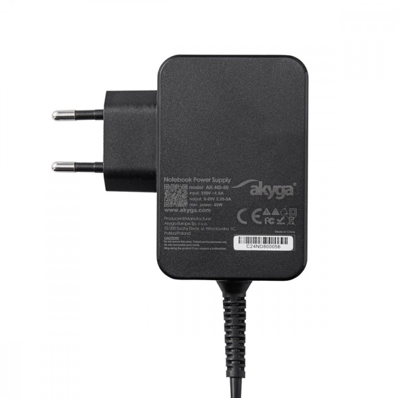 Zasilacz 65W USB-C PD 3.0 20V/3-3.25A | PartsPC.pl