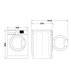 Pralko-suszarka FFWDB864489SVEE | PartsPC.pl
