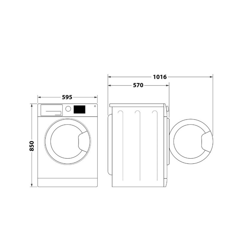 Pralko-suszarka FFWDB864489SVEE | PartsPC.pl