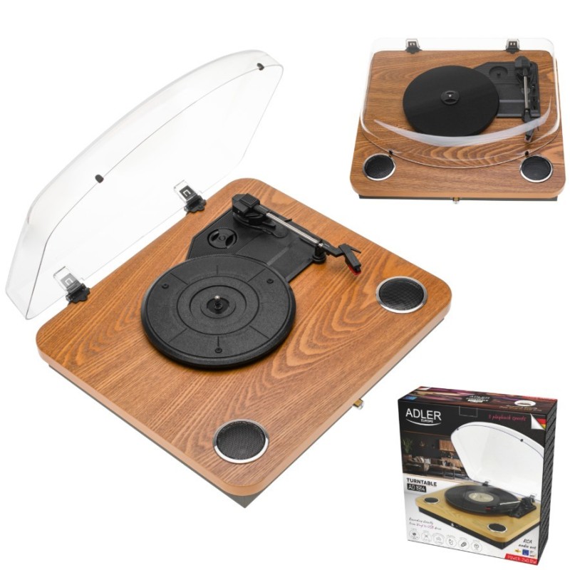 Gramofon AD1914 Wood USB Bluetooth | PartsPC.pl