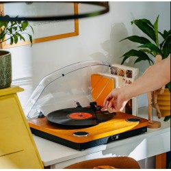 Gramofon AD1914 Wood USB Bluetooth | PartsPC.pl
