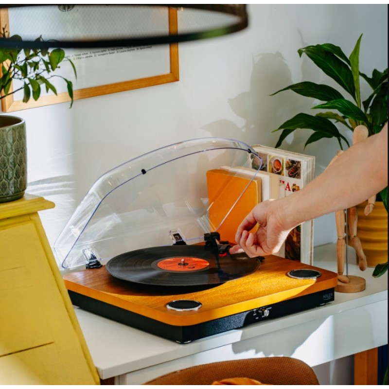 Gramofon AD1914 Wood USB Bluetooth | PartsPC.pl
