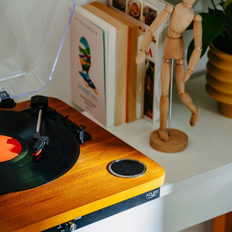 Gramofon AD1914 Wood USB Bluetooth | PartsPC.pl