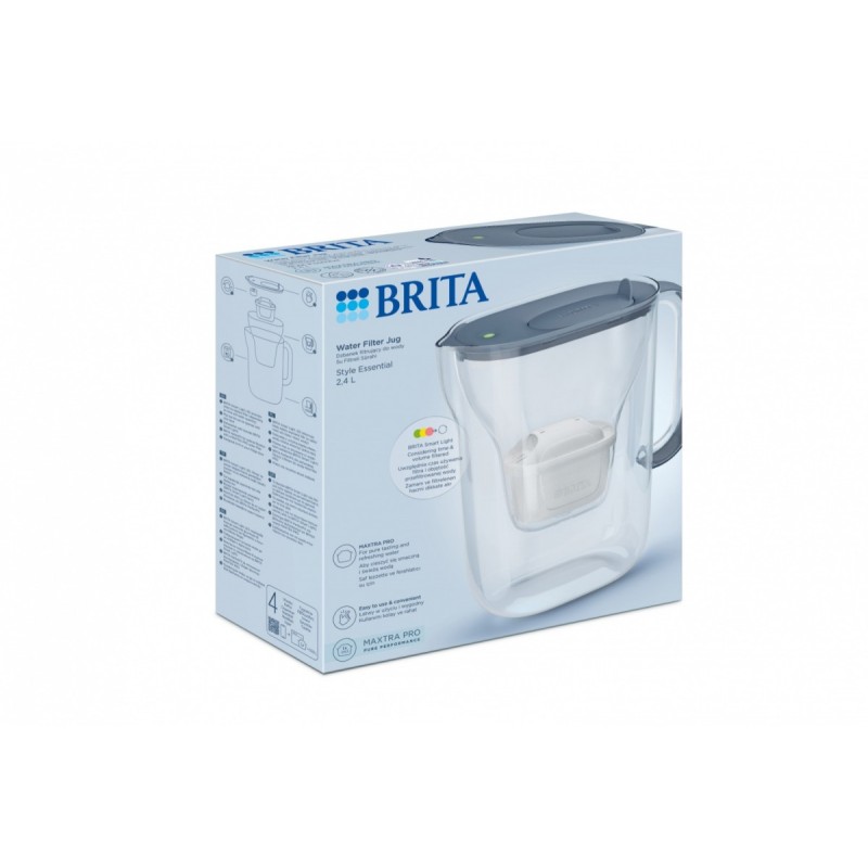 Dzbanek filtrujący 2,4l Style Essential grafitowy | PartsPC.pl