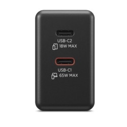 Ładowarka Dual USB-C 65W GaN 40AW065BEU | PartsPC.pl