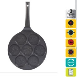 Patelnia Aluminium na 7 placków z powłoka non-stick 27cm | PartsPC.pl