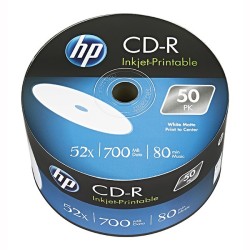 HP CD-R 52x 700MB 50P Printable CRE00070WIP-3 69301 | PartsPC.pl