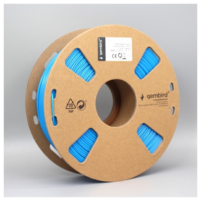 Filament drukarki 3D PETG/1.75mm/1kg/niebieski | PartsPC.pl