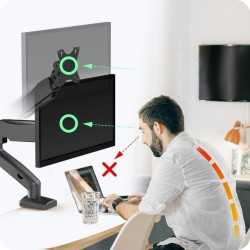 Uchwyt dla monitora IB-MS203-T do 32 cali 2-9KG | PartsPC.pl