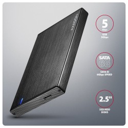 EE25-XA6C Obudowa zewnętrzna aluminiowa, USB-C 3.2 Gen 1 SAT… | PartsPC.pl