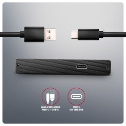 EE25-XA6C Obudowa zewnętrzna aluminiowa, USB-C 3.2 Gen 1 SAT… | PartsPC.pl
