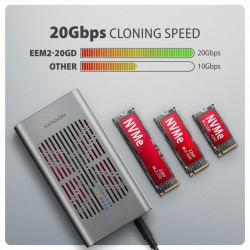 EEM2-20GD Obudowa zewnętrzna aluminiowa USB-C 3.2 Gen2x2, Du… | PartsPC.pl