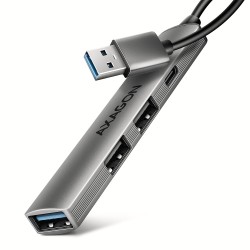 HUE-STA HUB 4-portowy 1x USB-A 5Gbps, 2x USB2.0 + 1x USB-C 2… | PartsPC.pl