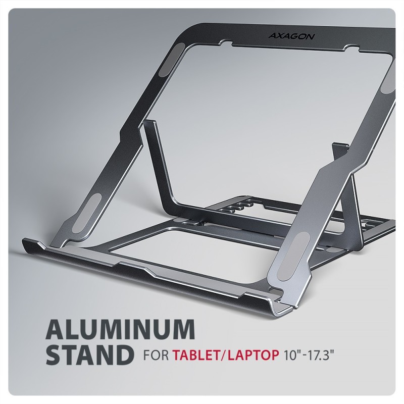STND-LAG Podstawa do laptopów aluminiowa 10-17,3 cala 8 regu… | PartsPC.pl