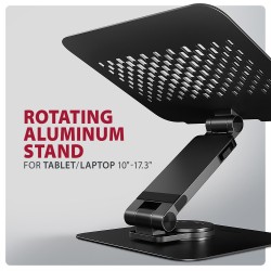 STND-LRB Podstawa do laptopów aluminiowa 10-17,3 cala regulo… | PartsPC.pl
