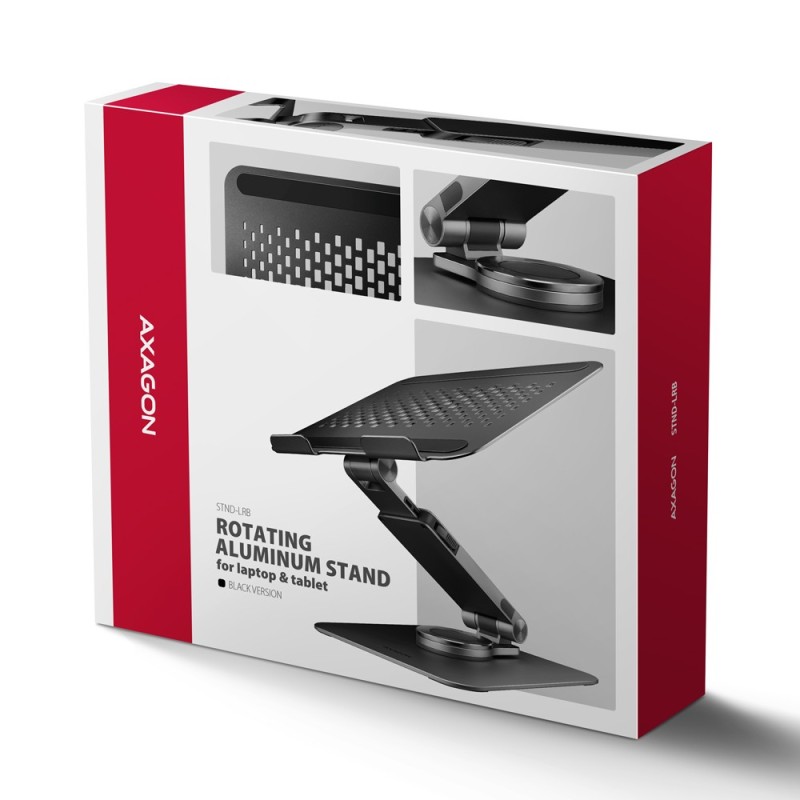 STND-LRB Podstawa do laptopów aluminiowa 10-17,3 cala regulo… | PartsPC.pl