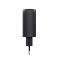 Ładowarka MAXO GaN 65W 2xUSB-C czarna | PartsPC.pl