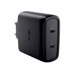 Ładowarka MAXO GaN 65W 2xUSB-C czarna | PartsPC.pl