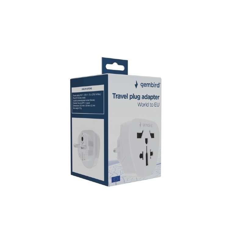 Adapter sieciowy EU świat - 15A | PartsPC.pl