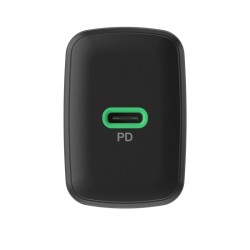 Ładowarka sieciowa USB 30W 1x USB-C CZARNA | PartsPC.pl
