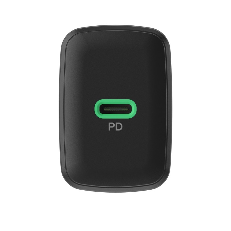Ładowarka sieciowa USB 30W 1x USB-C CZARNA | PartsPC.pl