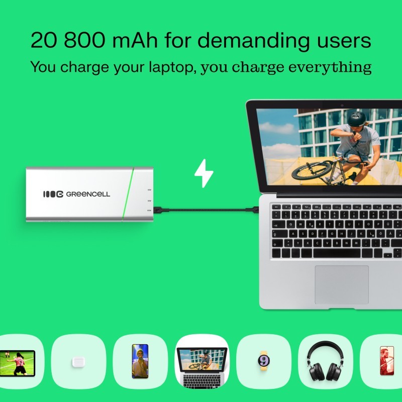 Powerbank 65W PowerPlay 20800mAh PD PL | PartsPC.pl