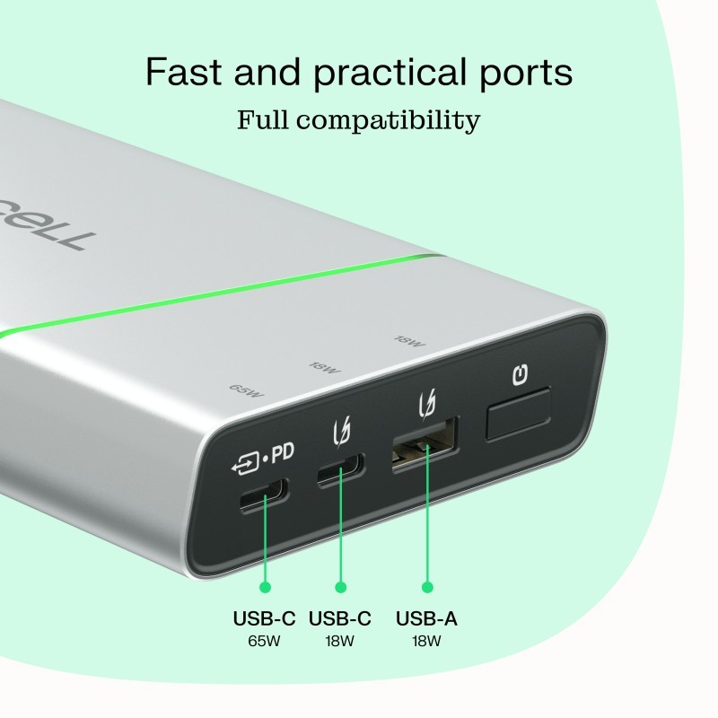 Powerbank 65W PowerPlay 20800mAh PD PL | PartsPC.pl