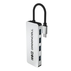 HUB USB-C Basic USB-C do 4x USB-A 3.0 | PartsPC.pl