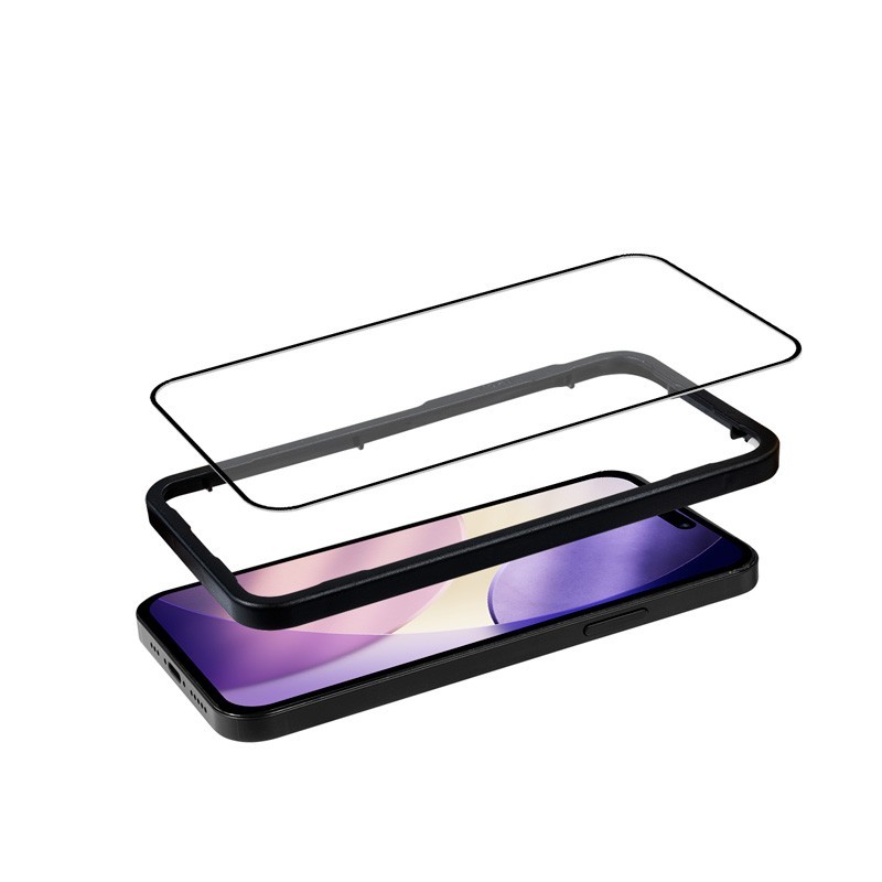 3D Armour Glass - Szkło hartowane iPhone 17 + ramka instalac… | PartsPC.pl