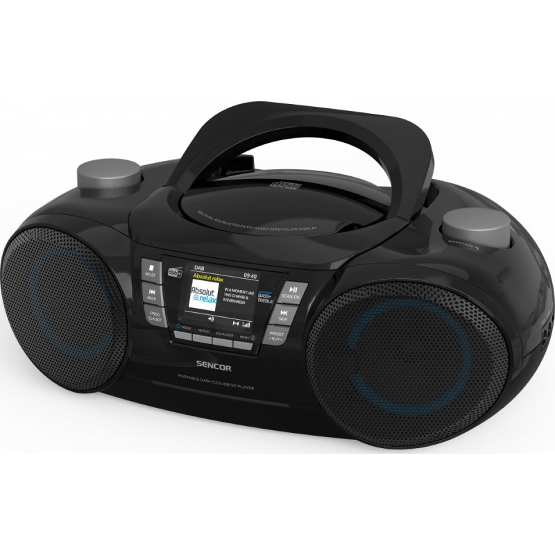 Boombox z DAB+ SPT 6510 odtwarzacz CD/MP3/USB/SD Bluetooth | PartsPC.pl