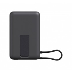 PowerBank Magnetic 10000 z podstawką szary | PartsPC.pl