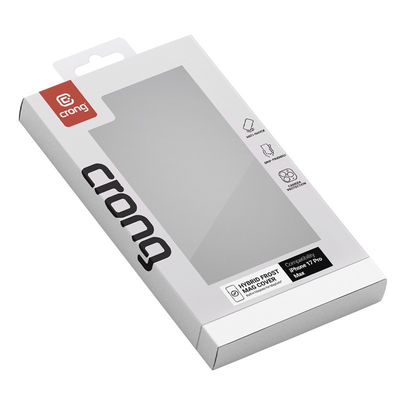 Etui Hybrid Frost MAG Cover iPhone 17 Pro Max MagSafe Czarne | PartsPC.pl