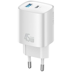 Ładowarka sieciowa T66 45W GaN CC290 USB-A + USB-C Fast char… | PartsPC.pl