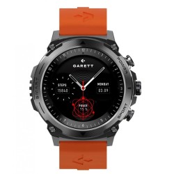 Smartwatch Garett Atom czarny stalowy | PartsPC.pl