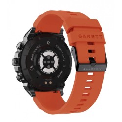 Smartwatch Garett Atom czarny stalowy | PartsPC.pl