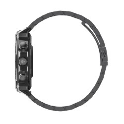 Smartwatch Garett Atom czarny stalowy | PartsPC.pl
