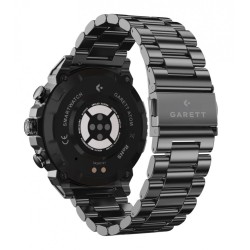 Smartwatch Garett Atom czarny stalowy | PartsPC.pl