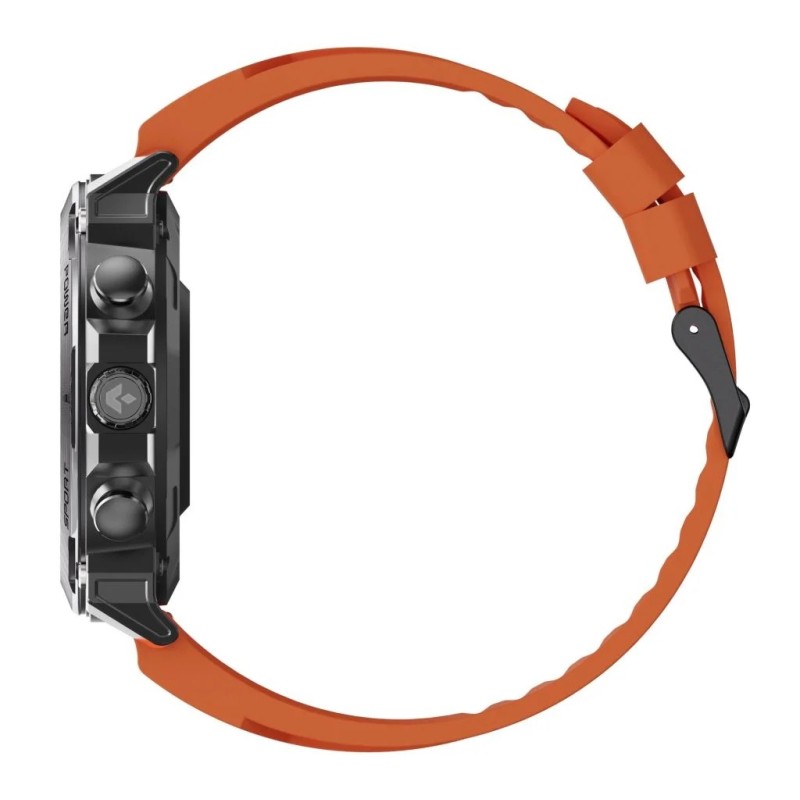 Smartwatch Garett Atom czarny stalowy | PartsPC.pl