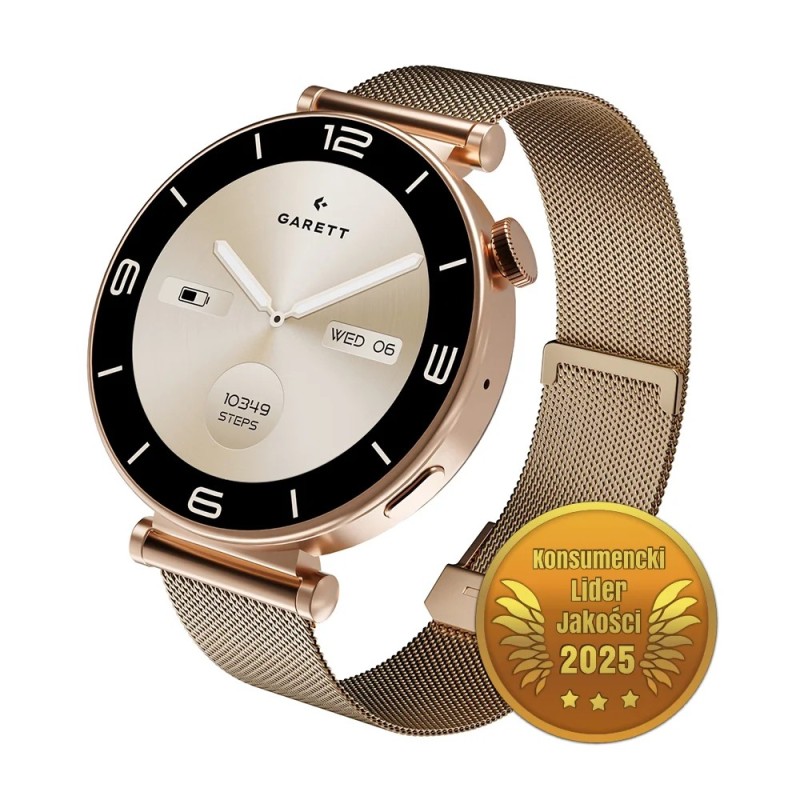 Smartwatch Rose złoty mesh | PartsPC.pl