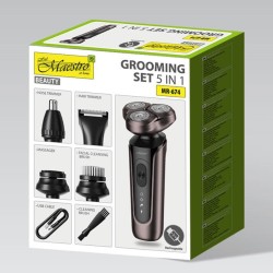 Zestaw do golenia 5w1 USB  MR-674 | PartsPC.pl