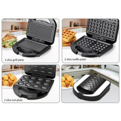 Opiekacz do kanapek / sandwich 3w1  MR-709 | PartsPC.pl