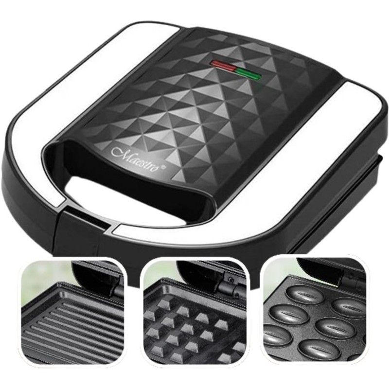 Opiekacz do kanapek / sandwich 3w1  MR-709 | PartsPC.pl