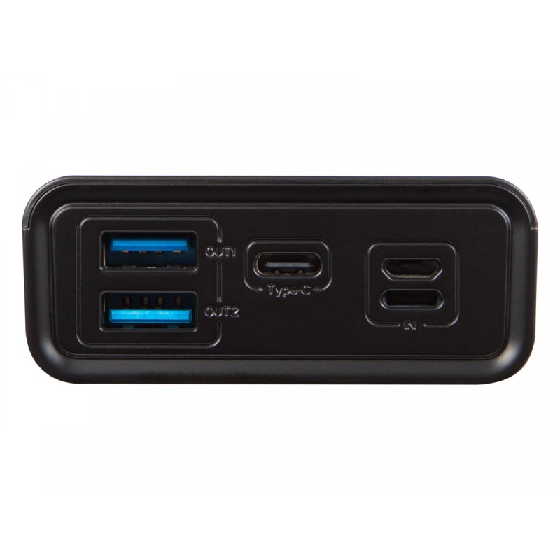 PowerBank PB20E QC+PD 20W 20000mAh+lightning Czarny | PartsPC.pl