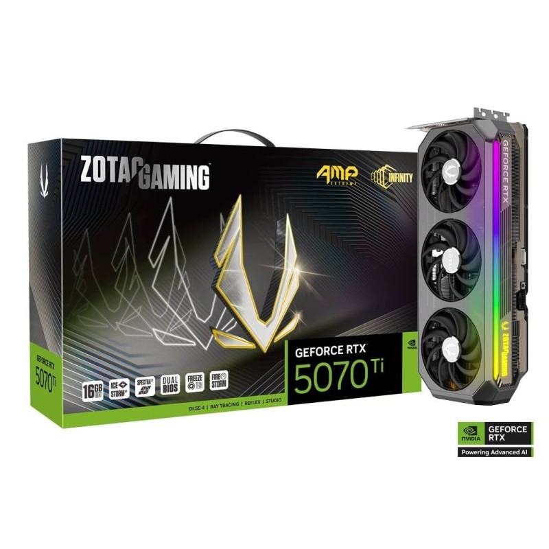 ZOTAC Karta graficzna GeForce RTX 5070 Ti AMP EXTREME INFINI… | PartsPC.pl