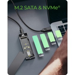 Obudowa dysku IB-1826MCL-CU31 M.2 NVMe i SATA obudowa, RGB l… | PartsPC.pl