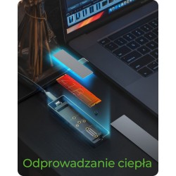 Obudowa dysku IB-1826MCL-CU31 M.2 NVMe i SATA obudowa, RGB l… | PartsPC.pl
