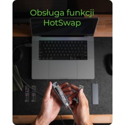 Obudowa dysku IB-1826MCL-CU31 M.2 NVMe i SATA obudowa, RGB l… | PartsPC.pl