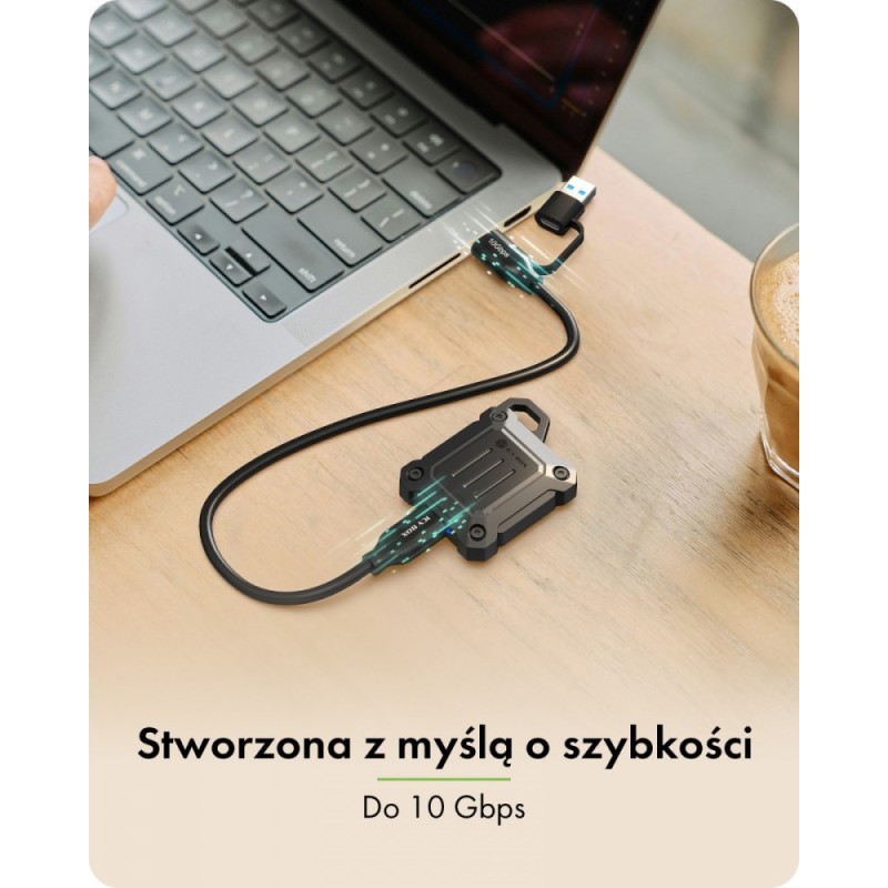 Obudowa mini IB-1601MP-CU31 Mini M.2 NVMe obudowa dla M.2 22… | PartsPC.pl