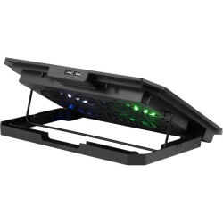 Podstawka chłodząca NS-510 2W 2XUSB RGB 15.6 cala | PartsPC.pl